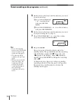 Preview for 28 page of Sony PMC-DR50 Operating Instructions Manual