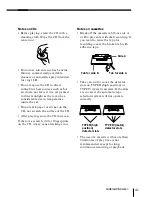 Preview for 41 page of Sony PMC-DR50 Operating Instructions Manual