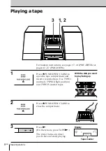 Preview for 8 page of Sony PMC-DR50L Operating Instructions Manual