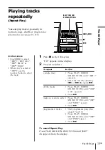 Preview for 15 page of Sony PMC-DR50L Operating Instructions Manual