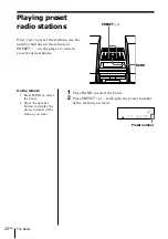 Preview for 20 page of Sony PMC-DR50L Operating Instructions Manual