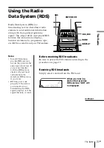 Preview for 21 page of Sony PMC-DR50L Operating Instructions Manual