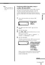 Preview for 23 page of Sony PMC-DR50L Operating Instructions Manual