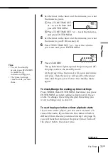 Preview for 31 page of Sony PMC-DR50L Operating Instructions Manual