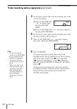 Preview for 34 page of Sony PMC-DR50L Operating Instructions Manual