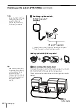 Preview for 46 page of Sony PMC-DR50L Operating Instructions Manual