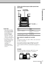 Preview for 67 page of Sony PMC-DR50L Operating Instructions Manual