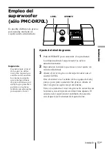 Preview for 111 page of Sony PMC-DR50L Operating Instructions Manual