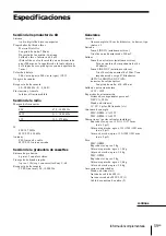 Preview for 119 page of Sony PMC-DR50L Operating Instructions Manual