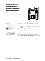 Предварительный просмотр 104 страницы Sony PMC-MD55 - Md Boombox Operating Instructions Manual