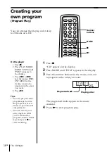 Предварительный просмотр 16 страницы Sony PMC-R30L Operating Instructions Manual