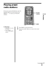 Preview for 19 page of Sony PMC-R30L Operating Instructions Manual