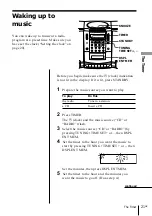 Preview for 21 page of Sony PMC-R30L Operating Instructions Manual