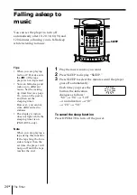 Предварительный просмотр 24 страницы Sony PMC-R30L Operating Instructions Manual