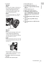 Preview for 13 page of Sony PMW-100 Operating Instructions Manual