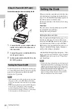 Preview for 22 page of Sony PMW-100 Operating Instructions Manual