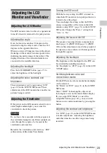 Preview for 23 page of Sony PMW-100 Operating Instructions Manual