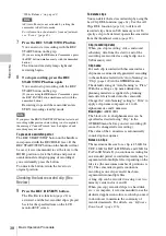 Preview for 38 page of Sony PMW-100 Operating Instructions Manual