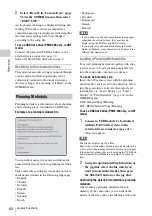 Preview for 62 page of Sony PMW-100 Operating Instructions Manual