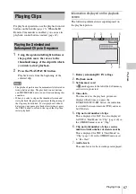 Preview for 67 page of Sony PMW-100 Operating Instructions Manual