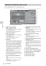 Preview for 70 page of Sony PMW-100 Operating Instructions Manual