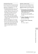 Preview for 81 page of Sony PMW-100 Operating Instructions Manual