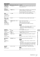 Preview for 87 page of Sony PMW-100 Operating Instructions Manual