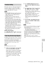 Preview for 109 page of Sony PMW-100 Operating Instructions Manual