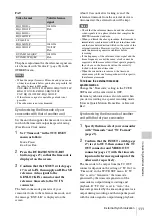 Preview for 111 page of Sony PMW-100 Operating Instructions Manual