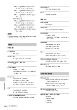 Preview for 134 page of Sony PMW-100 Operating Instructions Manual