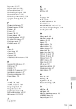 Preview for 139 page of Sony PMW-100 Operating Instructions Manual