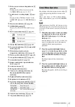 Preview for 17 page of Sony PMW-150 Operating Instructions Manual