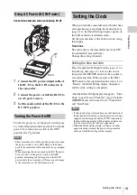 Preview for 19 page of Sony PMW-150 Operating Instructions Manual