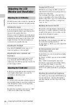 Preview for 20 page of Sony PMW-150 Operating Instructions Manual