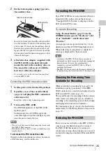 Preview for 25 page of Sony PMW-150 Operating Instructions Manual