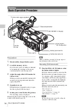 Preview for 34 page of Sony PMW-150 Operating Instructions Manual