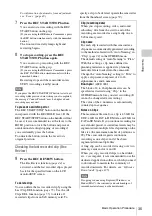 Preview for 35 page of Sony PMW-150 Operating Instructions Manual