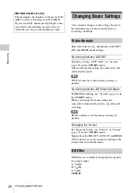 Preview for 36 page of Sony PMW-150 Operating Instructions Manual