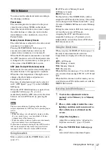 Preview for 37 page of Sony PMW-150 Operating Instructions Manual