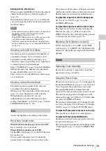 Preview for 39 page of Sony PMW-150 Operating Instructions Manual