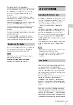 Preview for 43 page of Sony PMW-150 Operating Instructions Manual