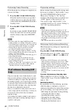 Preview for 46 page of Sony PMW-150 Operating Instructions Manual