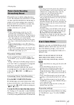 Preview for 47 page of Sony PMW-150 Operating Instructions Manual