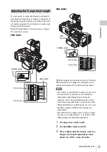 Preview for 27 page of Sony PMW-300K2 Operating Instructions Manual