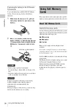 Preview for 30 page of Sony PMW-300K2 Operating Instructions Manual