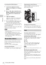 Preview for 42 page of Sony PMW-300K2 Operating Instructions Manual