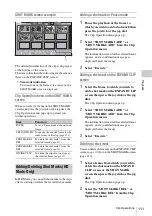 Предварительный просмотр 111 страницы Sony PMW-EX1R Operating Instructions Manual