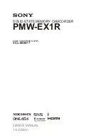 Sony PMW-EX1R Service Manual preview