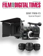 Sony PMW-F3 Brochure preview