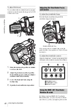 Preview for 42 page of Sony PMW-TD300 Operating Instructions Manual